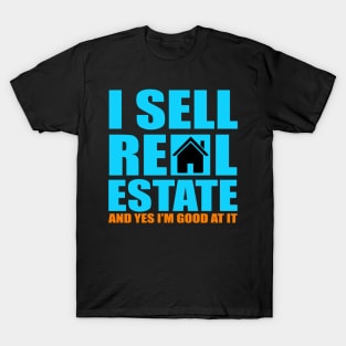 Realtor Sell Fathers Day Gift Funny Retro Vintage T-Shirt